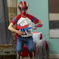 thumbnail image 6 of Marvel Spider-Man: Across the Spider-Verse Spider-Punk Mask for Kids Roleplay Toy, 6 of 9