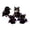 A, variant on Halloween DIY Patchwork Kit Collection Animal Friends Craft Set for Handmade Fabric Assembly and Creative Sewing Projects
