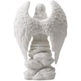 thumbnail image 4 of Veronese Design 9.1 Pouces Monument Archange de Prière Saint Michel Marbre Finition Blanche Dorée Statue d'Ange, 4 of 4