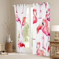 thumbnail image 3 of Homewish Pink Flamingo Black Out Curtains For Kids Teens,Kawaii Animal Curtains Pack of 2 (42x63 Each),Cartoon Wildlife Bedroom Curtains,Lightweight Room Decor, 3 of 6