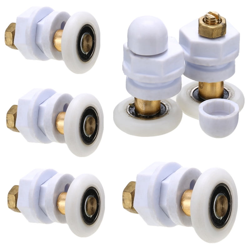 4Pcs Shower Door Rollers Runners Wheels Pulleys Hardware Accessories for Window 