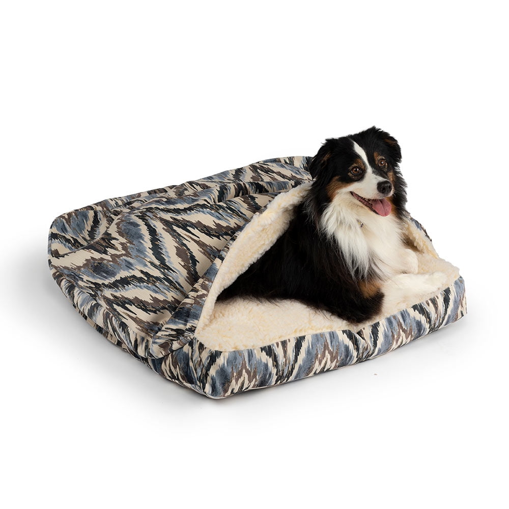 Snoozer Luxury Square Cozy Cave Dog Bed with Microsuede, Medium