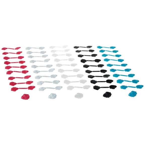 Confidence by GaBBY Goodwin Sweet Pea Collection: Non-Slip Hair Barrette GaBBY Bows (50-Pack) in Assorted Colors