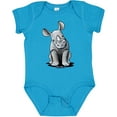 thumbnail image 3 of Inktastic Curious Rhinos Boys or Girls Baby Bodysuit, 3 of 5