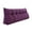 Purple, variant on WOWMAX Bed Wedge Pillow Large Bolster Back Support Cushion Backrest Body Positioning Reading Pillows with Removable CoverCoffee 39 Inches