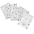 thumbnail image 1 of Spider Themed Stickers 5 Sheets Halloween Nail Design Stickers For Women Girls 10.4cm x 8cm Daily Use, 1 of 3