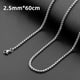 thumbnail image 1 of Collar para hombre, cadena de acero inoxidable, cadena tipo caja, joyería de acero de titanio, colgante, cadena para suéter, accesorios, cadena con personalidad de quilla, 1 of 4
