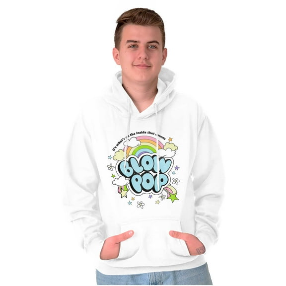 Candy Logo Whats On The Inside Hoodie Sweatshirt Women Men Brisco Brands M