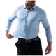 thumbnail image 2 of pstuiky Camisas casuales de manga larga para hombre, Camisa informal de manga larga con botones y elástico para hombre camisetas de hombre m, 2 of 9