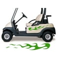 thumbnail image 1 of Golf Cart Go Kart Decals Side By Side Stickers Graphics Tribal Flames Stripes GG16, 1 of 2