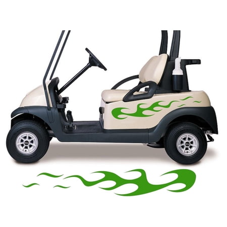 Golf Cart Go Kart Decals Side By Side Stickers Graphics Tribal Flames Stripes GG16