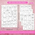 thumbnail image 2 of 4 Sheets Water Soluble Embroidery Stabilizers 36pcs Embroidery Paper with Pre-Printed Sewing Embroidery Stabilizers for Embroidery Hand Sewing Lover Beginners, 2 of 9