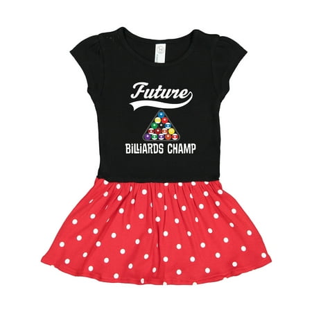 

Inktastic Future Billiards Champ Gift Toddler Girl Dress