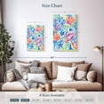 thumbnail image 3 of Elephant Stock Seashells In The Coral Wall Art - Vertical Multi Panel Canvas - Living Room Wall Decor - Animal Multi Panel - Blue And Orange Decor By Lanie Loreth - 14" x 23", 3 of 4