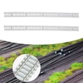 thumbnail image 1 of 2 piezas de traviesas de vía para tren modelo, almohada de vía, piezas de repuesto fáciles de colocar, soporte de traviesas de riel para escenario de Escala N, 1 of 8
