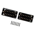 thumbnail image 4 of Paquete De 2 Pastillas De Doble Bobina Marco Con Tornillos De 50 Mm / 52 Mm De Reemplazo Para Guitarra Eléctrica Luthier Supply Negro kusrkot Pastilla de guitarra eléctrica, 4 of 7