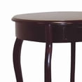 thumbnail image 3 of Saltoro Sherpi Wooden Round Shaped End Table with Flared legs and 1 Drawer, Cherry Brown, 3 of 5