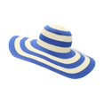 thumbnail image 2 of Eoperou Women Sun Hat Foldable Wide Brim Stripe Contrast Color Bucket Hat for Summer, 2 of 8