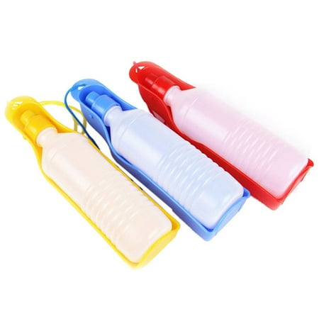 - 250ml Foldable Pet Dog Cat Water Drinking Bottle Dispenser Travel Feeding Bowl