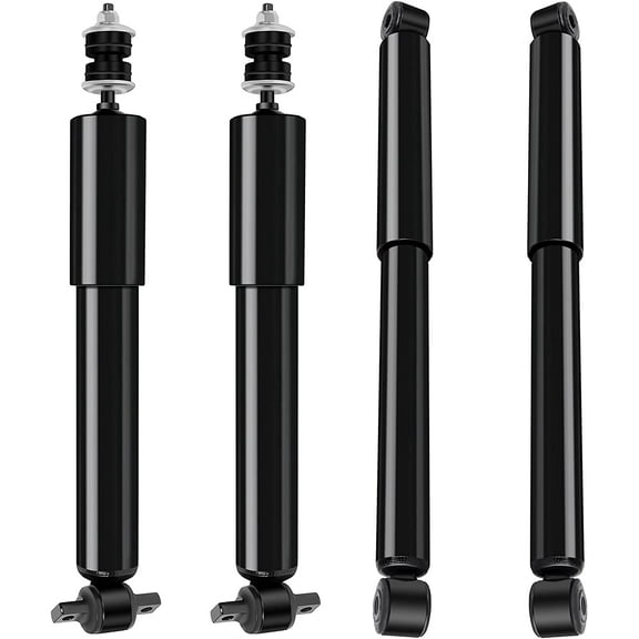 Shocks Silverado,ECCPP Front Rear Shock Absorbers Kits for Chevy 1999 2000 2001 2002 2003 2004 2005 06 07 for Chevy Silverado 1500/for GMC Sierra 1500 344380 Gas Strut Auto Shocks (4 pcs for 2WD-RWD)