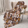thumbnail image 3 of Rateoe Sunflowers Pattern Flannel Throw Blanket, Ultra-soft Blanket for Bed, Couch, Car, Hypoallergenic Anti-pilling blanket-40"x30"(Vertical), 3 of 6