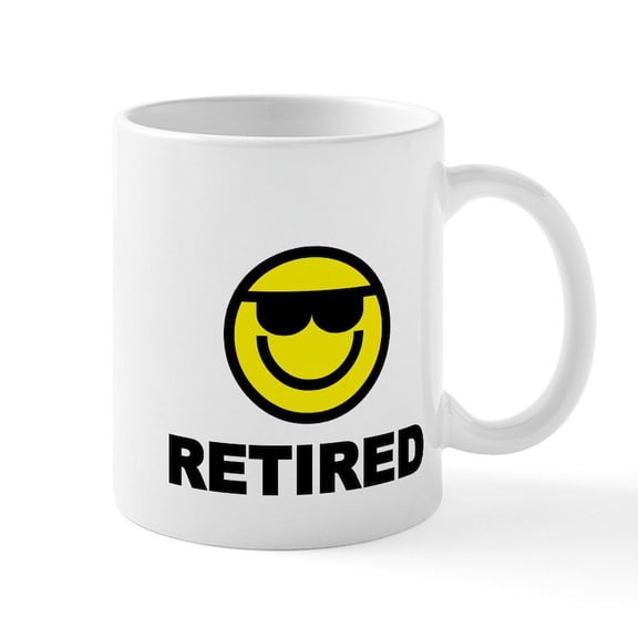 CafePress - RETIRED Mug - 11 oz Ceramic Mug - Novelty Coffee Tea Cup