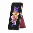 thumbnail image 6 of SaniMore for Samsung Galaxy Z Flip 4 6.7" 2022 Case, Detachable Zipper Wallet Card Slots Kickstand Wireless Charging Wear-resistant PU Leather Shockproof Folding Case for Galaxy Z Flip 4, Pink, 6 of 9