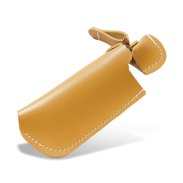 Soidarity Encendedor antigolpes, cubierta de cuero PU con tapa a prueba de viento, para cocinar al aire libre, senderismo, barbacoa, funda protectora para carpas No.01 Soidarity OD002255-01
