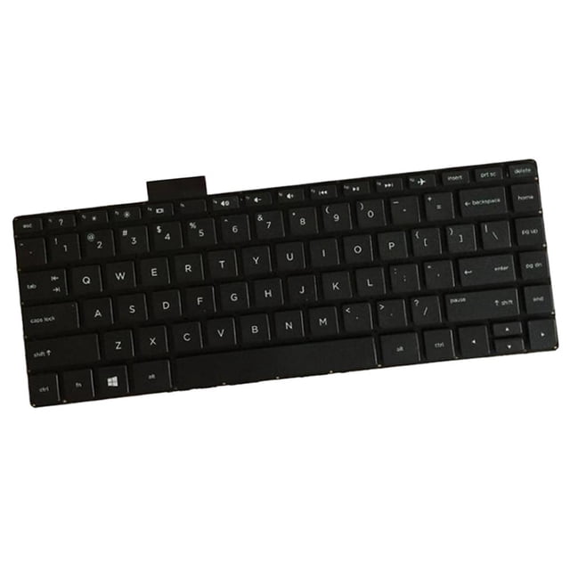 Reemplazo . UU. Accesorios de Informática Durable para Pavilion 14-v014la 14-v016la, Negro Yotijar Teclado retroiluminado rojo