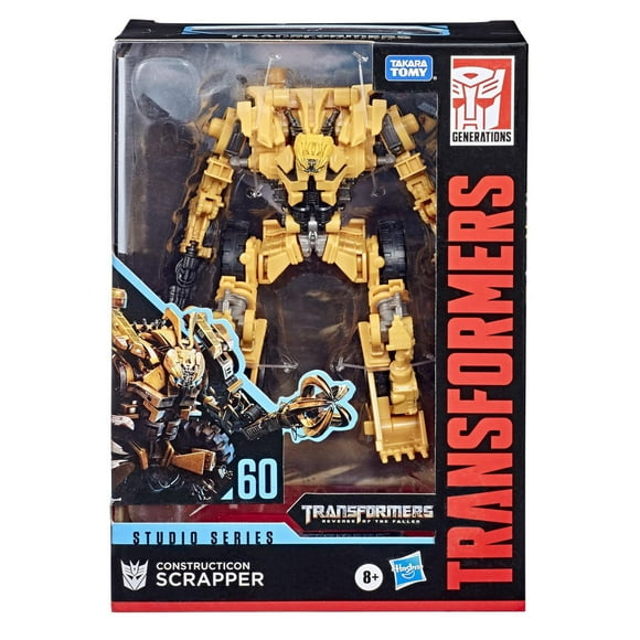 Transformers Toys Studio Series 60 Voyager Class Revenge of the Fallen Movie Constructicon Scrapper Action Figure - Ages 8 and Up, 6.5-inch