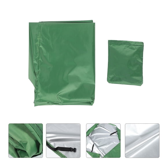 Minkissy 1Pcs 210D Polyester Lawn Mower Cover for Compact Tractors in Winter