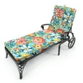 thumbnail image 5 of Jordan Manufacturing 22" x 72" Multicolor Rectangle Chaise Lounge Outdoor Seating Cushions, 5 of 14