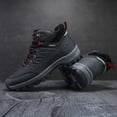 thumbnail image 6 of XIMIN Men's Athletic Boots Hiking Walking Boots Outdoor Waterproof Non-Slip High-Top Waterproof Work Boots Autumn Winter Trekking Snow Boots, 6 of 8