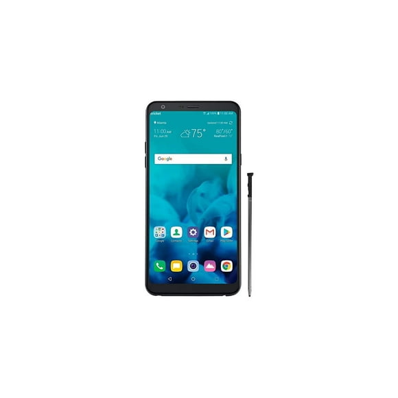 Refurbished (Good) - LG Q Stylo, 32 GB of internal storage and 2 GB of RAM runs on Android (Oreo) --Black