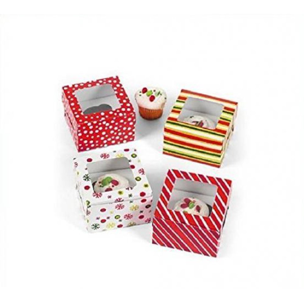 19 photos elegant christmas cupcake boxes Bright Christmas Cupcake Boxes (1 dz) - Walmart.com - Walmart.com