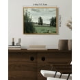 thumbnail image 3 of Drsoum Vintage The Vast Grassland Classic Wall Art 11x14in Natural Framed Landscape Canvas Wall Prints Modern Farmhouse Kitchen Bathroom Office Decor, 3 of 6