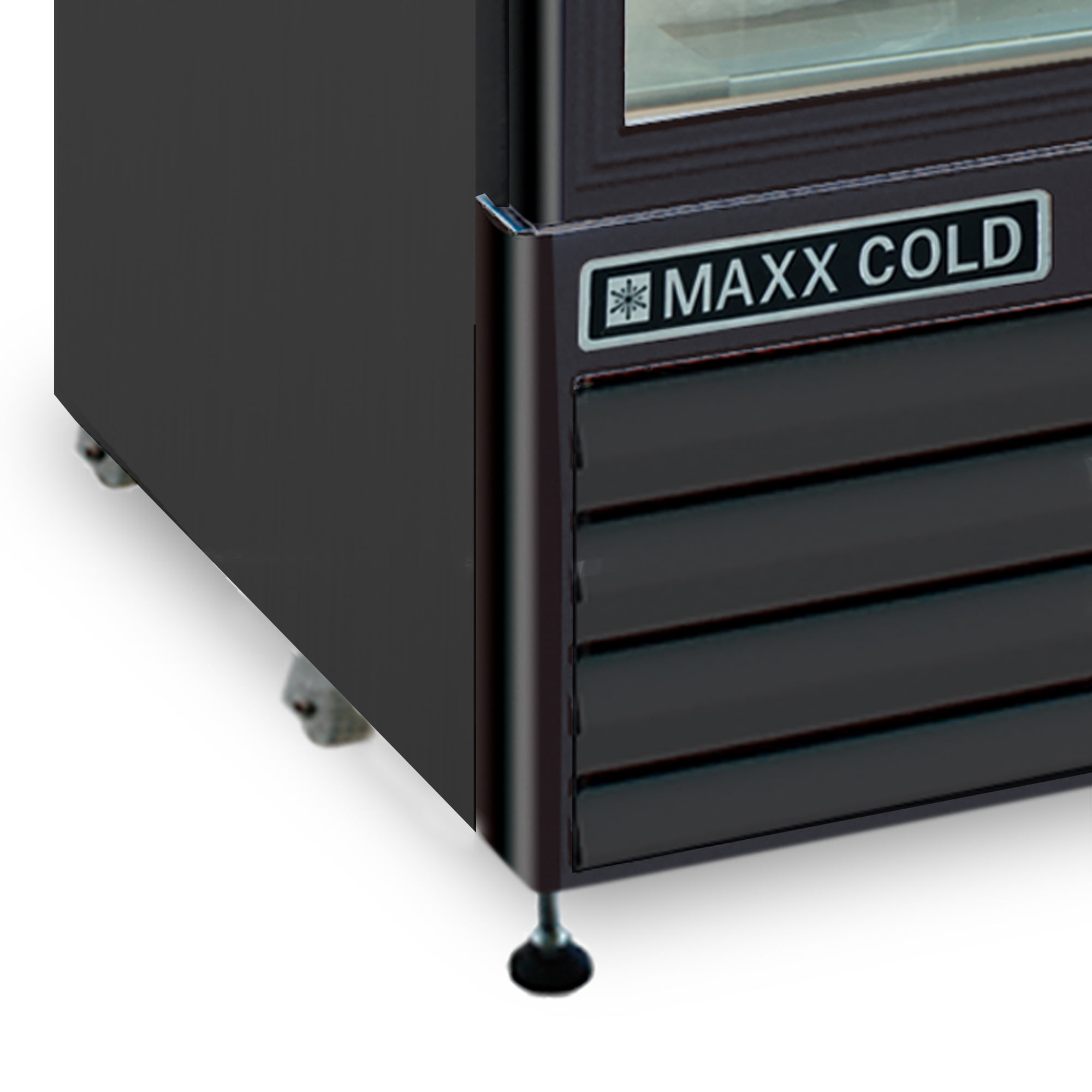 Maxx Cold Single Glass Door Merchandiser Freezer, 27", 23 cu. ft. Capacity, in Black (MXM1-23FBHC)