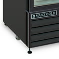 thumbnail image 5 of Maxx Cold Single Glass Door Merchandiser Freezer, 27", 23 cu. ft. Capacity, in Black (MXM1-23FBHC), 5 of 5