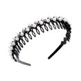 thumbnail image 2 of Visland Fermoir à Cheveux Brillant Coloré Strass Antidérapant Réutilisable Bord Étroit Serre-Tête Filles Accessoires Cheveux, 2 of 7
