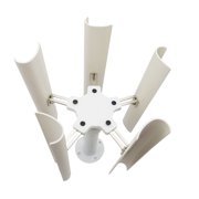 Vertical Five-blade Wind Generator Model Three-phase Permanent Magnet Brushless Generator Low-speed Windmill Portable Outdoor ,Easy to Use