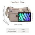 thumbnail image 5 of KXF Womens Nylon Crossbody Bag Large Capacity Multi-layer Bags Shoulder Handbag Messenger Bag Travel Satchel Purse, 5 of 8