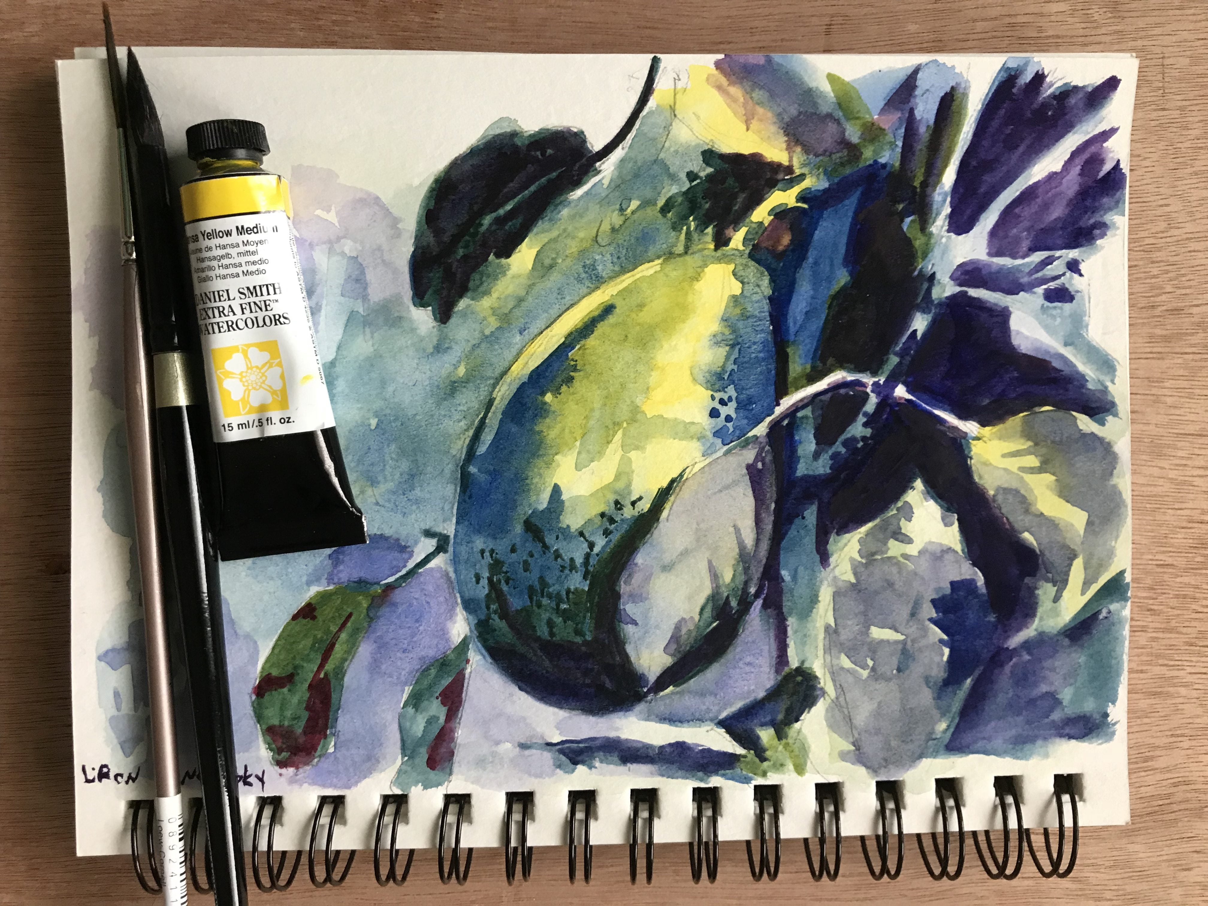 Daniel Smith Extra Fine Watercolor, 15 ml, Hansa Yellow Medium