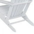 thumbnail image 5 of Westin Outdoor Adirondack Patio Chair with Ottoman Footrest, White, 5 of 9