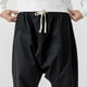 thumbnail image 4 of Pantalones largos para hombre, casuales, de moda, para vacaciones, con bolsillos y cintura elástica, lisos y empalmados., 4 of 6
