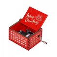 thumbnail image 3 of BELOVING Merry Christmas Music Box Compact Desk for Office Birthday Gift Celebrations Style H, 3 of 10