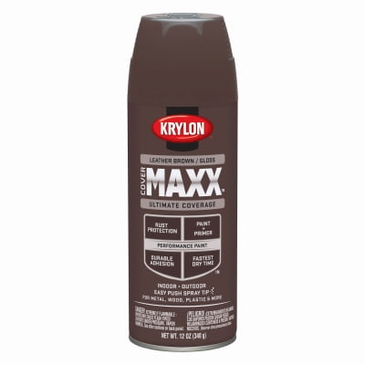 Coverma Spray Paint Primer Gloss Leather Brown 12 Oz Krylon Coverma Spray Paint Primer Gloss Leather Brown 12 Oz Krylon