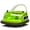 Green, variant on 12V Bumper Car Ride on with Remote Control, Toddler Boy Toys Age 3-5 with Anti-Collision Padding, Girl Riding Toys 3-5 with Safety Belt, 360° Spin Ride on Toys with LED Lights, Bluetooth, Green