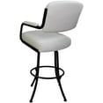 thumbnail image 2 of Swivel Metal Bar Stool 30" - M-110 - Ocean Beige Vinyl - Black, 2 of 2