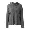 thumbnail image 5 of Sudadera con capucha de Manga larga para Mujer Gibobby Gris XL, 5 of 5