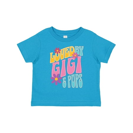 

Inktastic Gigi and Pops Love Me Granddaughter Girls Toddler T-Shirt